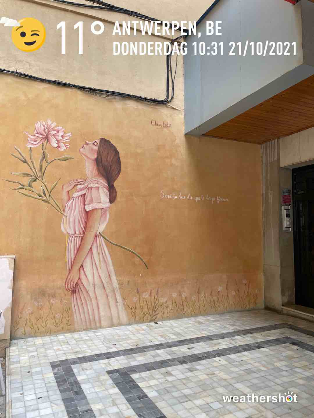 Cloudy weather in Antwerpen, 11°C — October 21, 2021 (community photo)