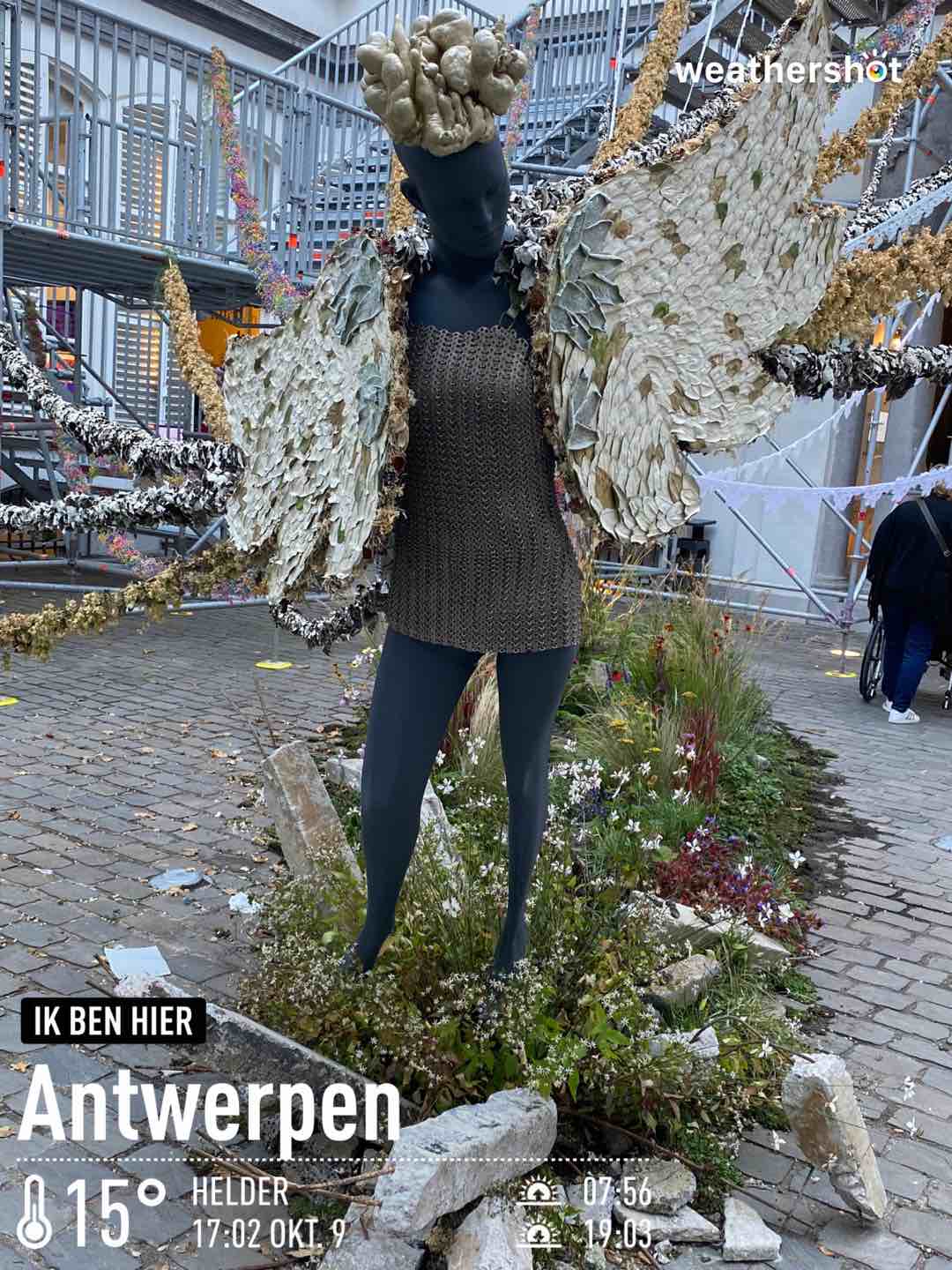 Clear weather in Antwerpen, 15°C — October 16, 2022 (community photo)