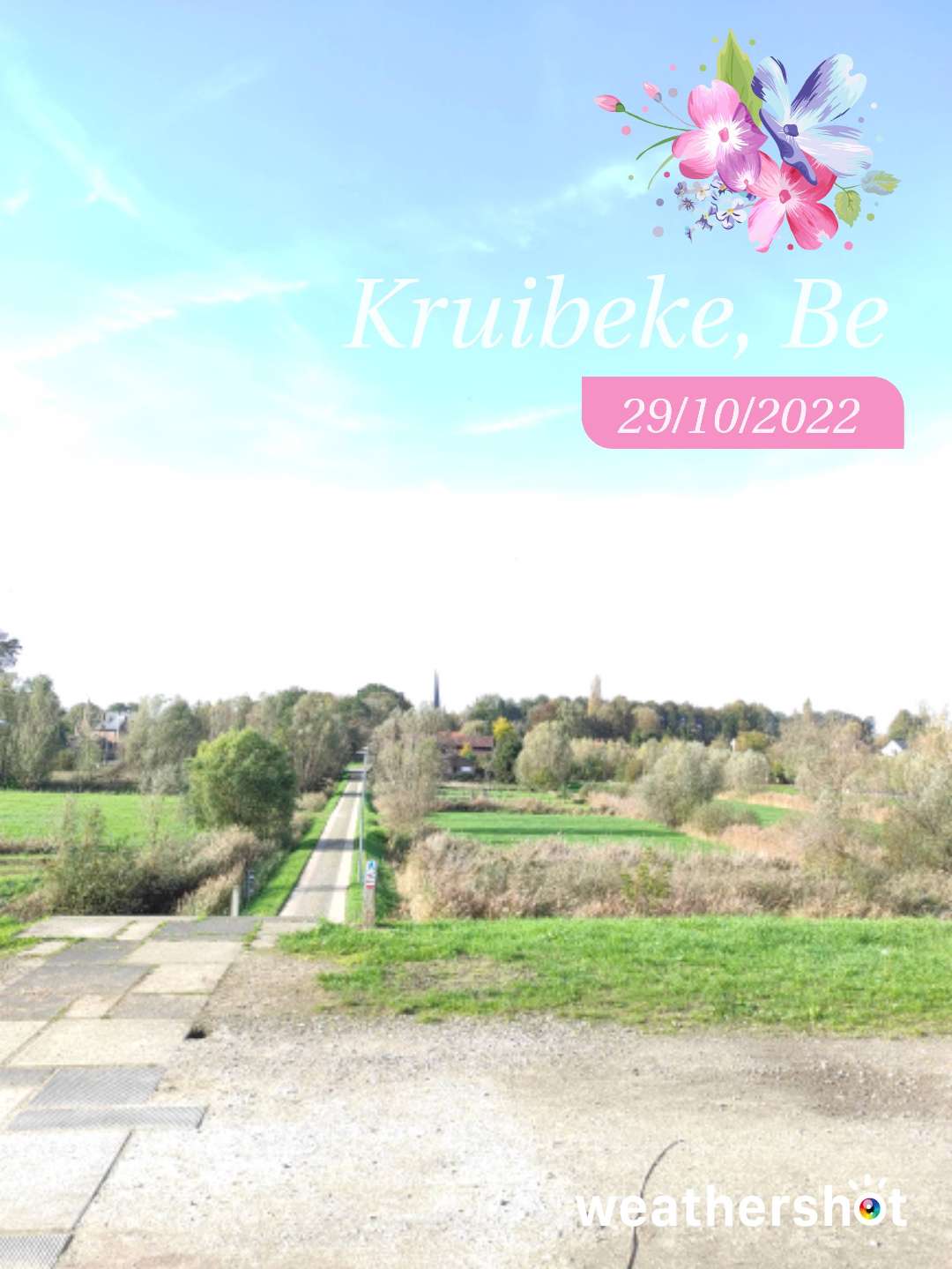Clear weather in Kruibeke, 20°C — October 29, 2022 (community photo)