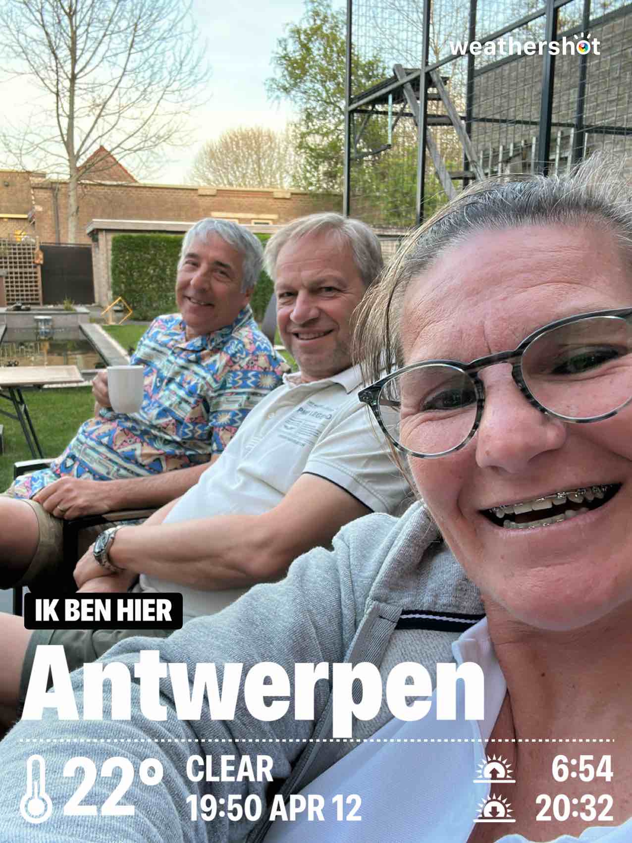 Weather in Antwerpen, 22°C — April 12, 2025 (community photo)