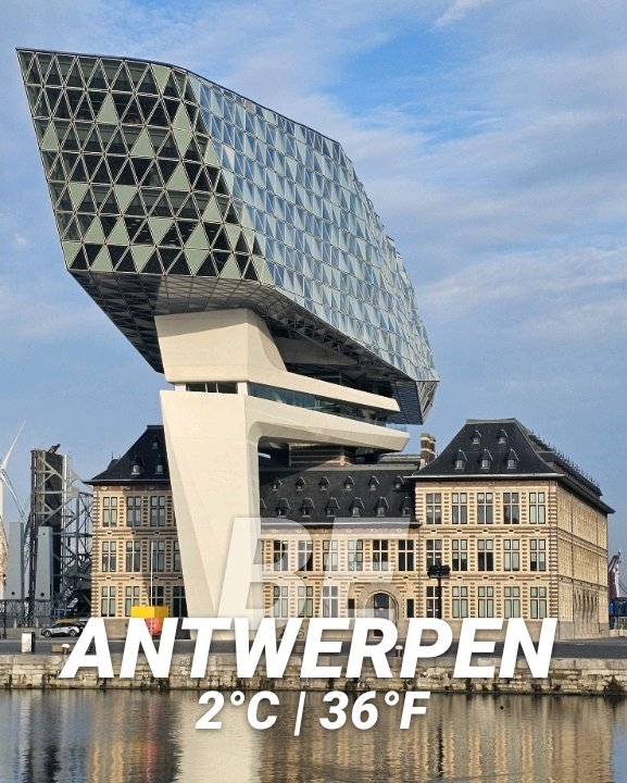 Weather in Antwerpen, -1°C — January 19, 2026 (community photo)