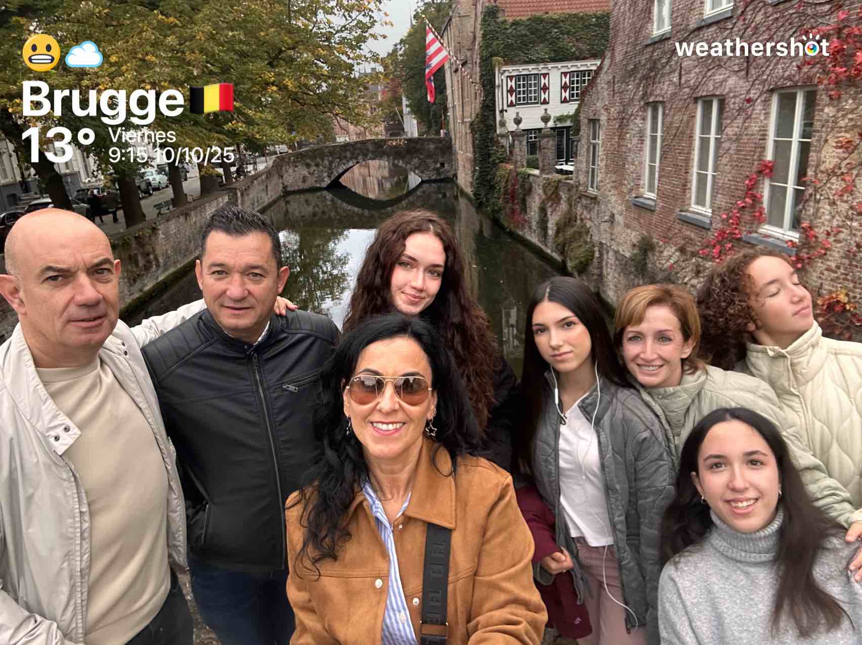 Cloudy weather in Brugge, 13°C — October 10, 2025 (community photo)