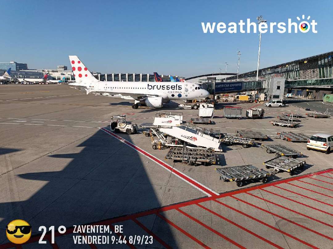 Sunny weather in Zaventem, 21°C — September 8, 2023 (community photo)