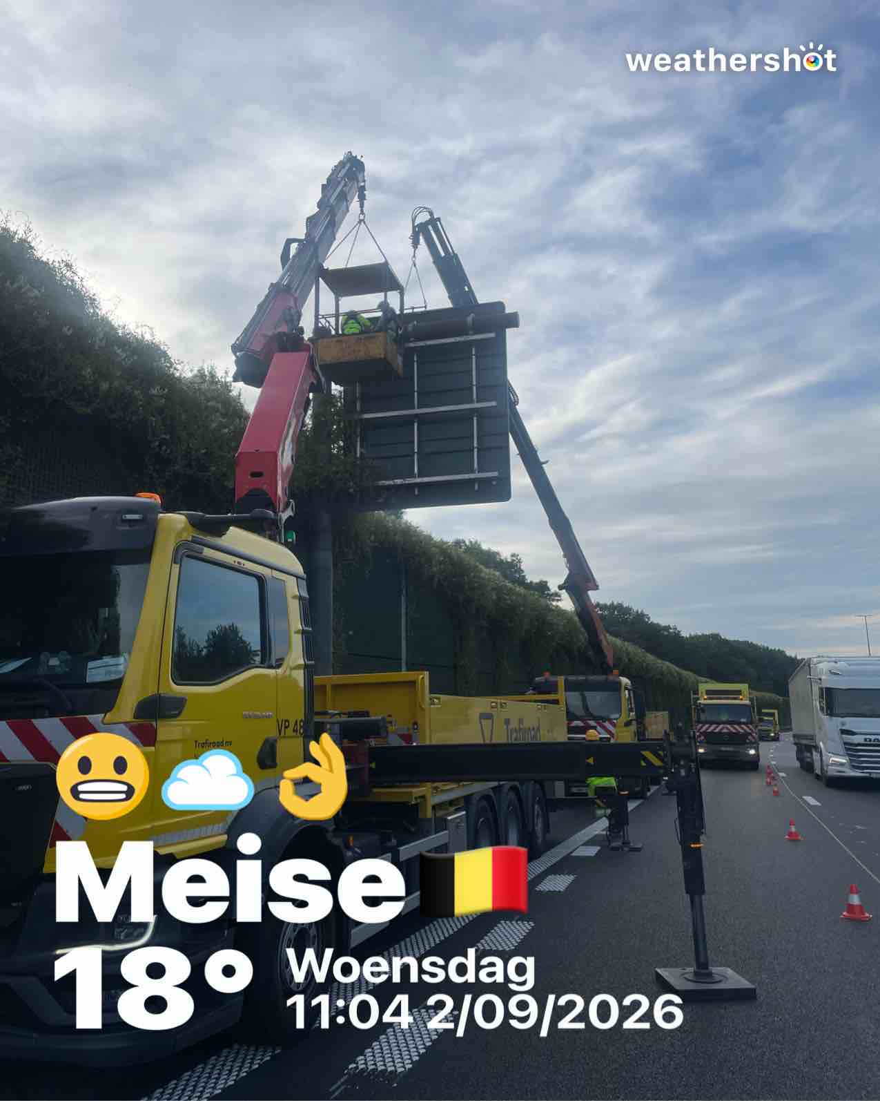 Cloudy weather in Meise, 18°C — September 2, 2026 (community photo)