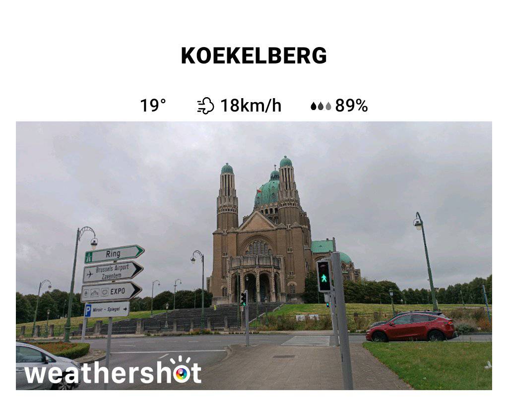 Cloudy weather in Ganshoren, 19°C — September 3, 2026 (community photo)