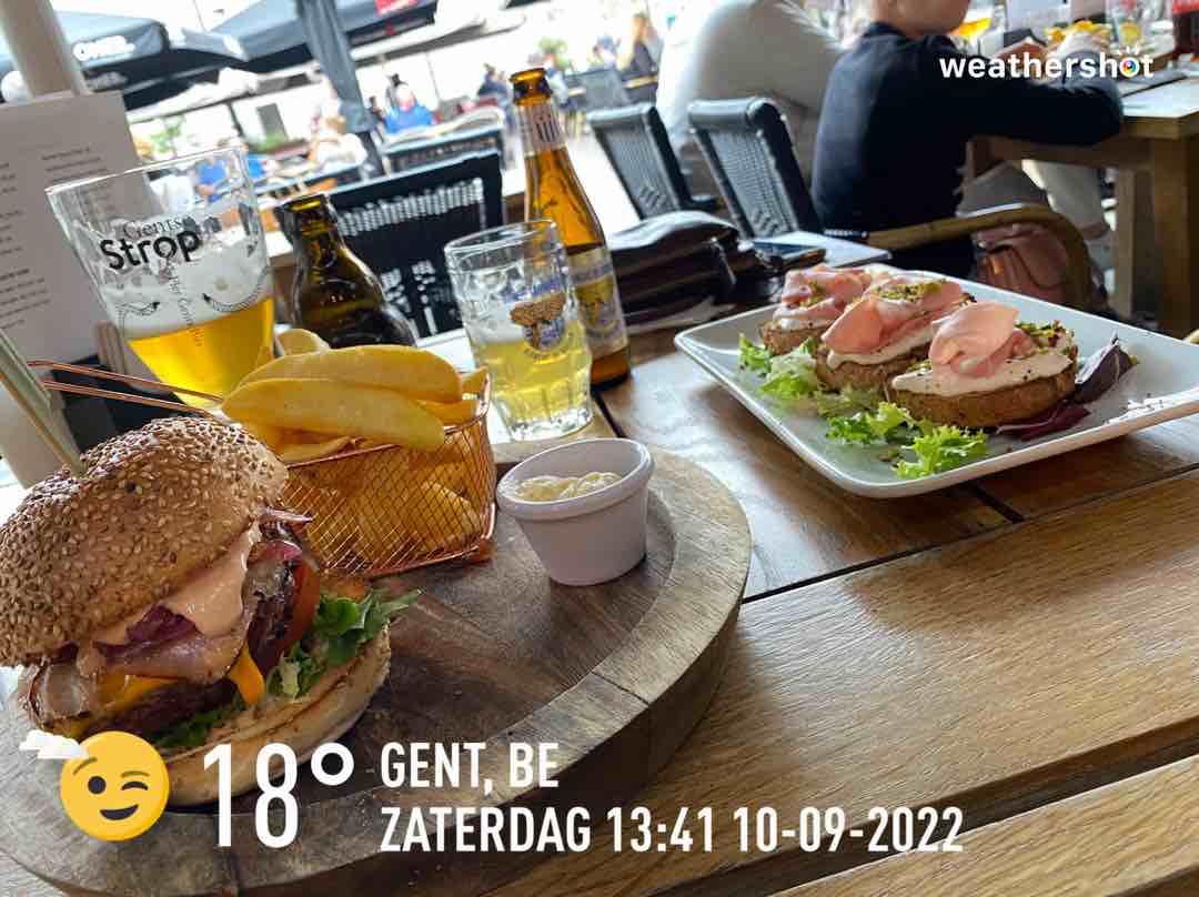 Cloudy weather in Gent, 18°C — September 10, 2022 (community photo)