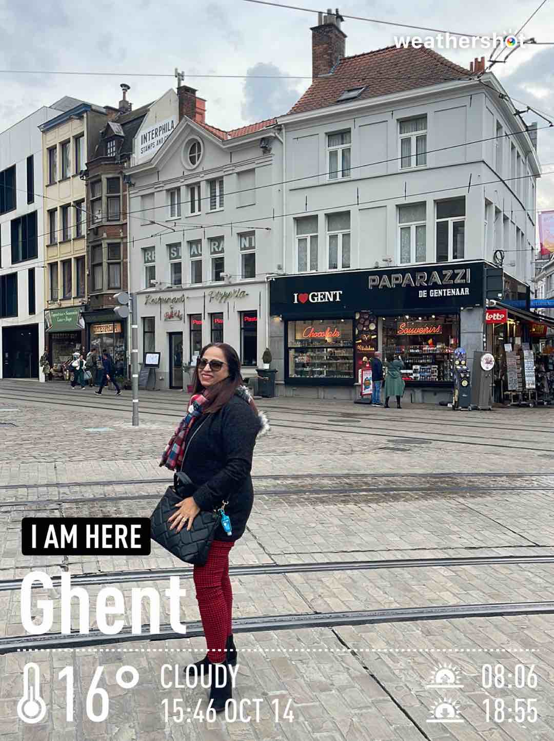 Cloudy weather in Gent, 16°C — October 14, 2022 (community photo)
