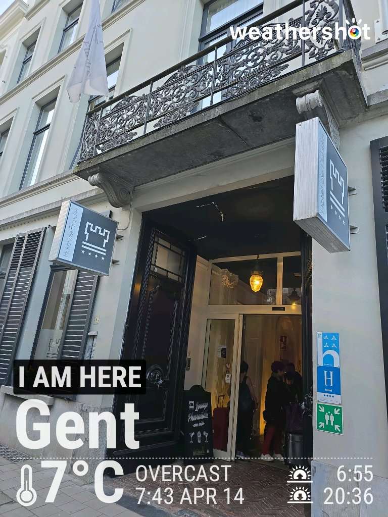 Cloudy weather in Gent, 7°C — April 14, 2025 (community photo)