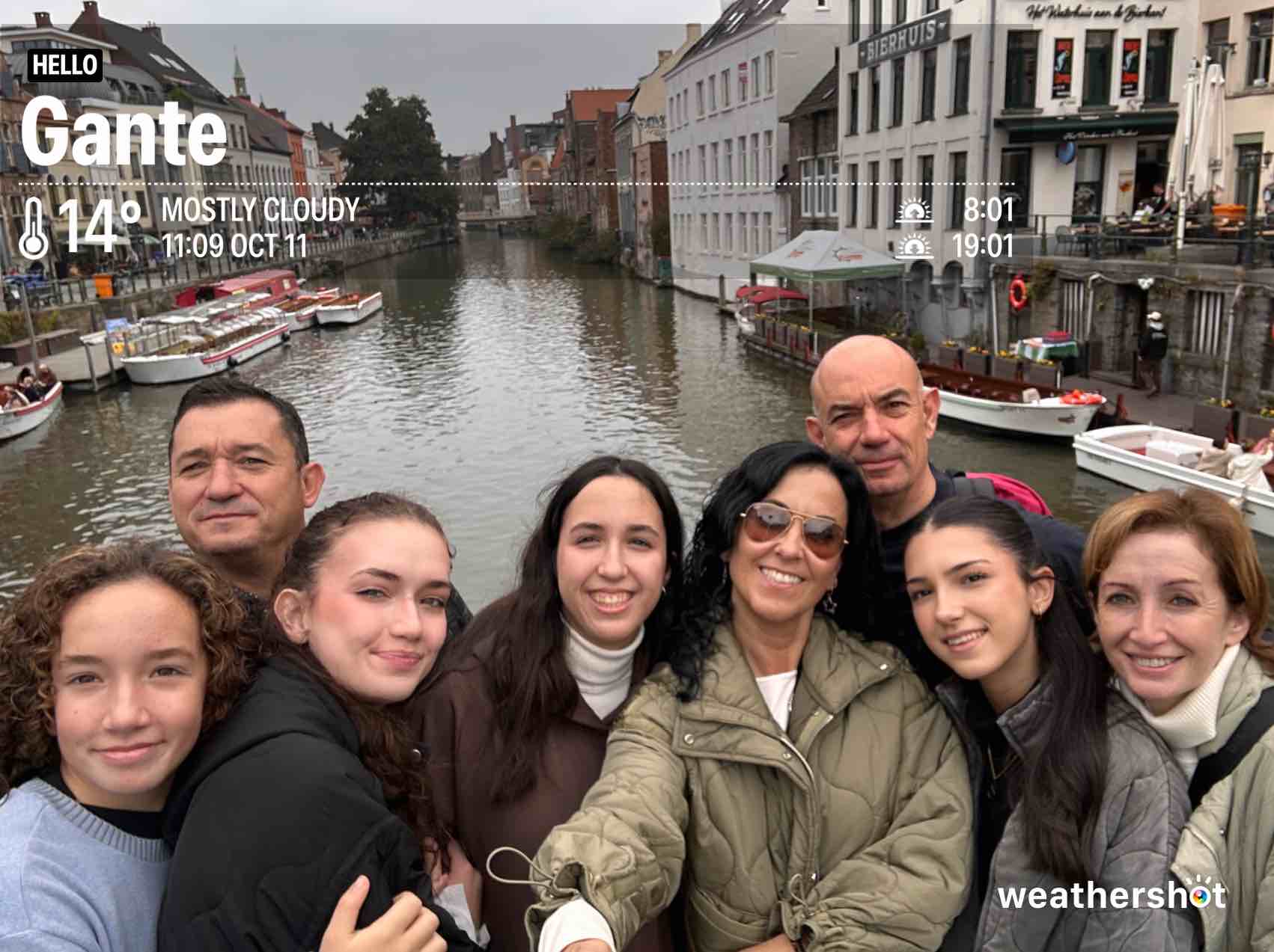 Partly cloudy weather in Gent, 14°C — October 11, 2025 (community photo)