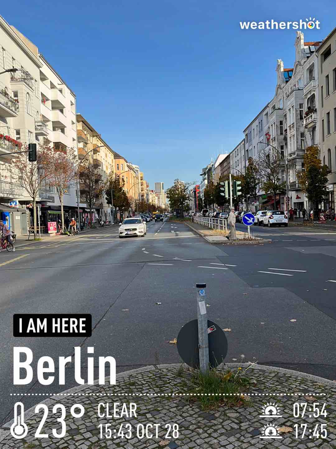 Weather near Berlin, 23°C — October 28, 2022 (community photo)
