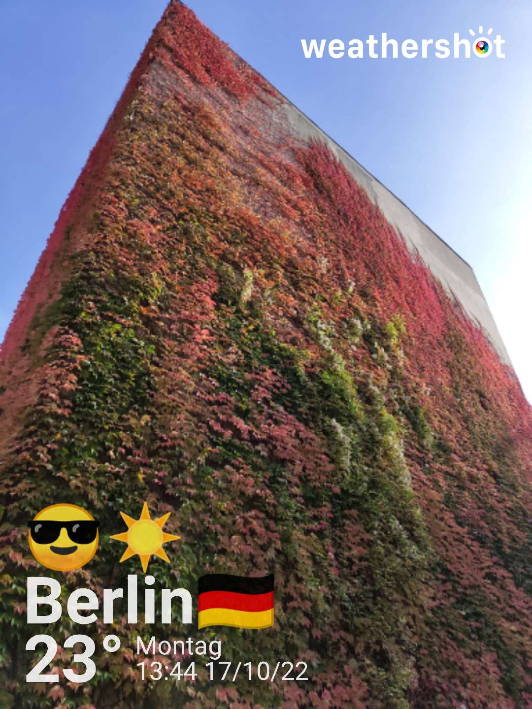 Wetter bei Berlin: sonnig, 23°C – 17. Oktober 2022 (Community-Foto)