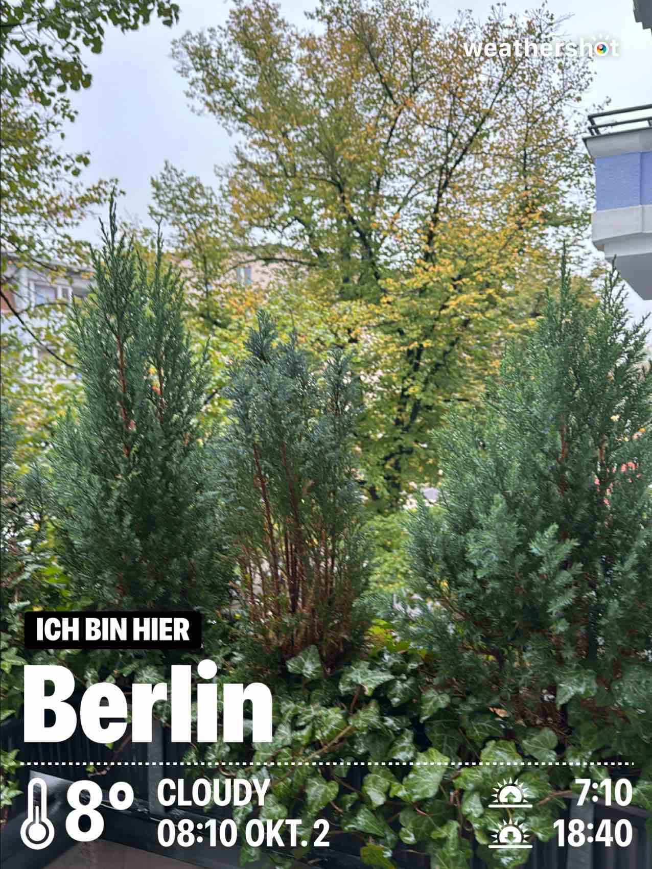 Cloudy weather near Berlin, 8°C — October 2, 2024 (community photo)