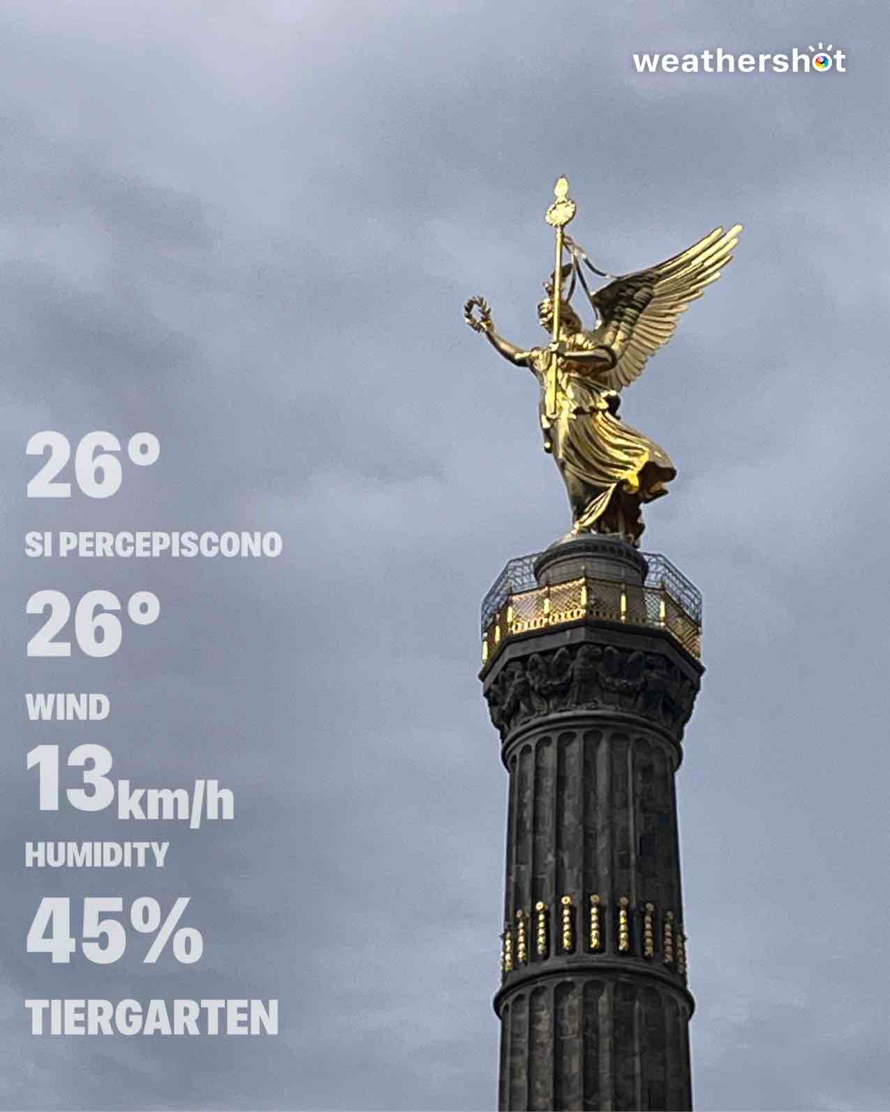 Weather near Berlin, 26°C — July 15, 2026 (community photo)