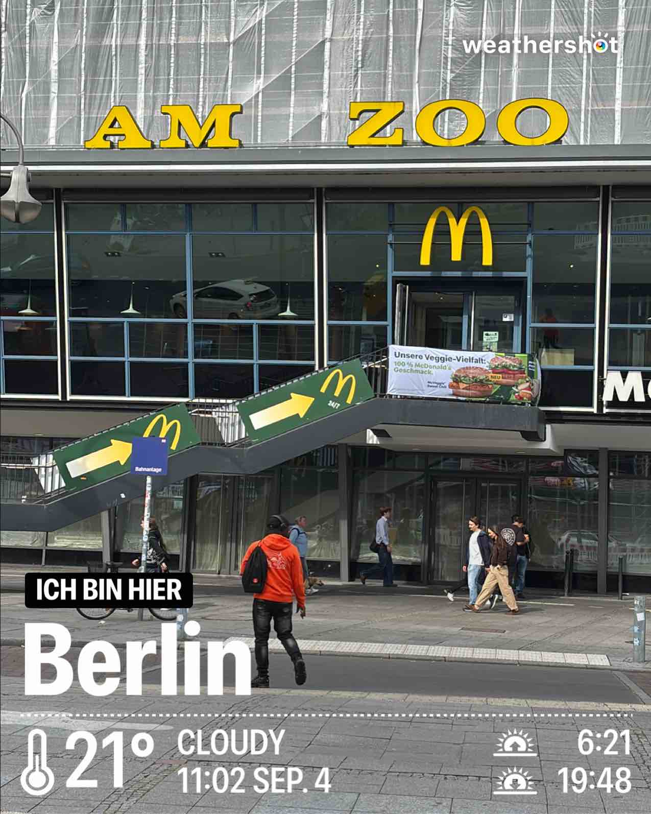 Cloudy weather near Berlin, 21°C — September 4, 2026 (community photo)