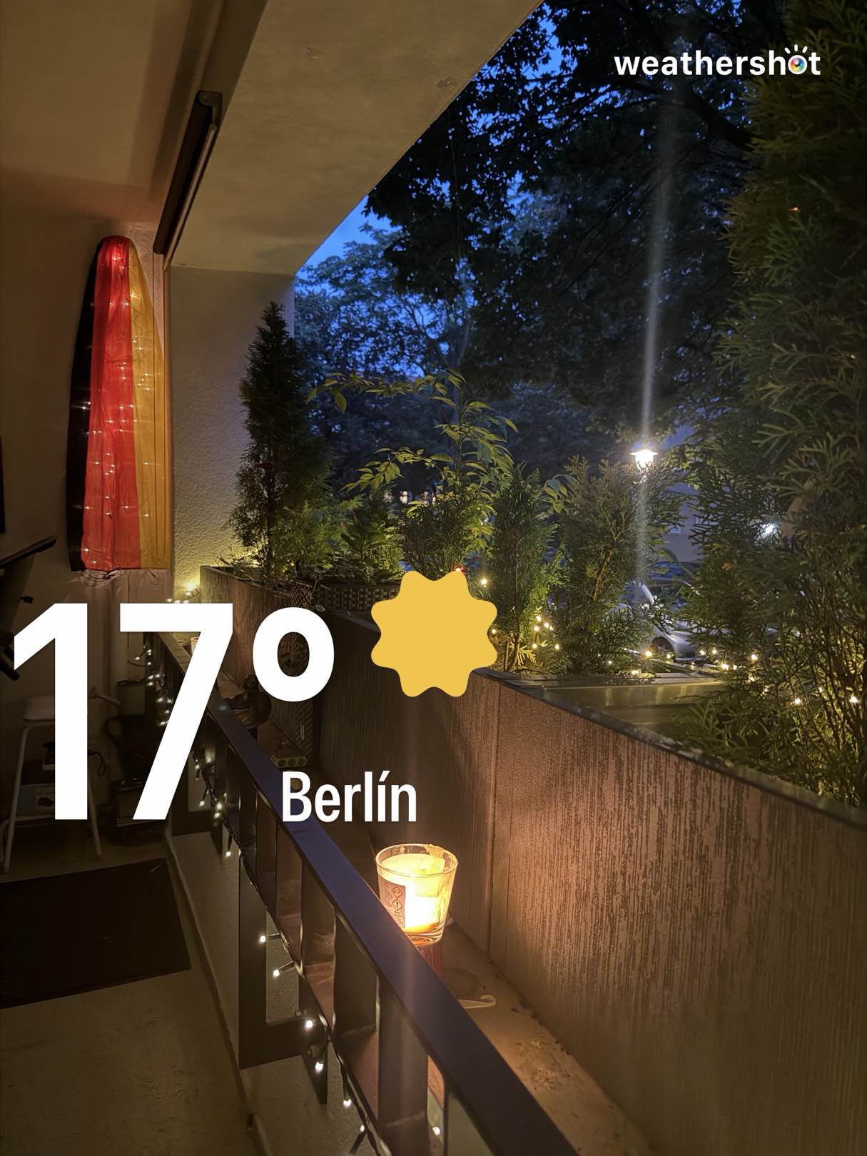 Wetter in Berlín: bewölkt, 17°C – 16. September 2026 (Community-Foto)
