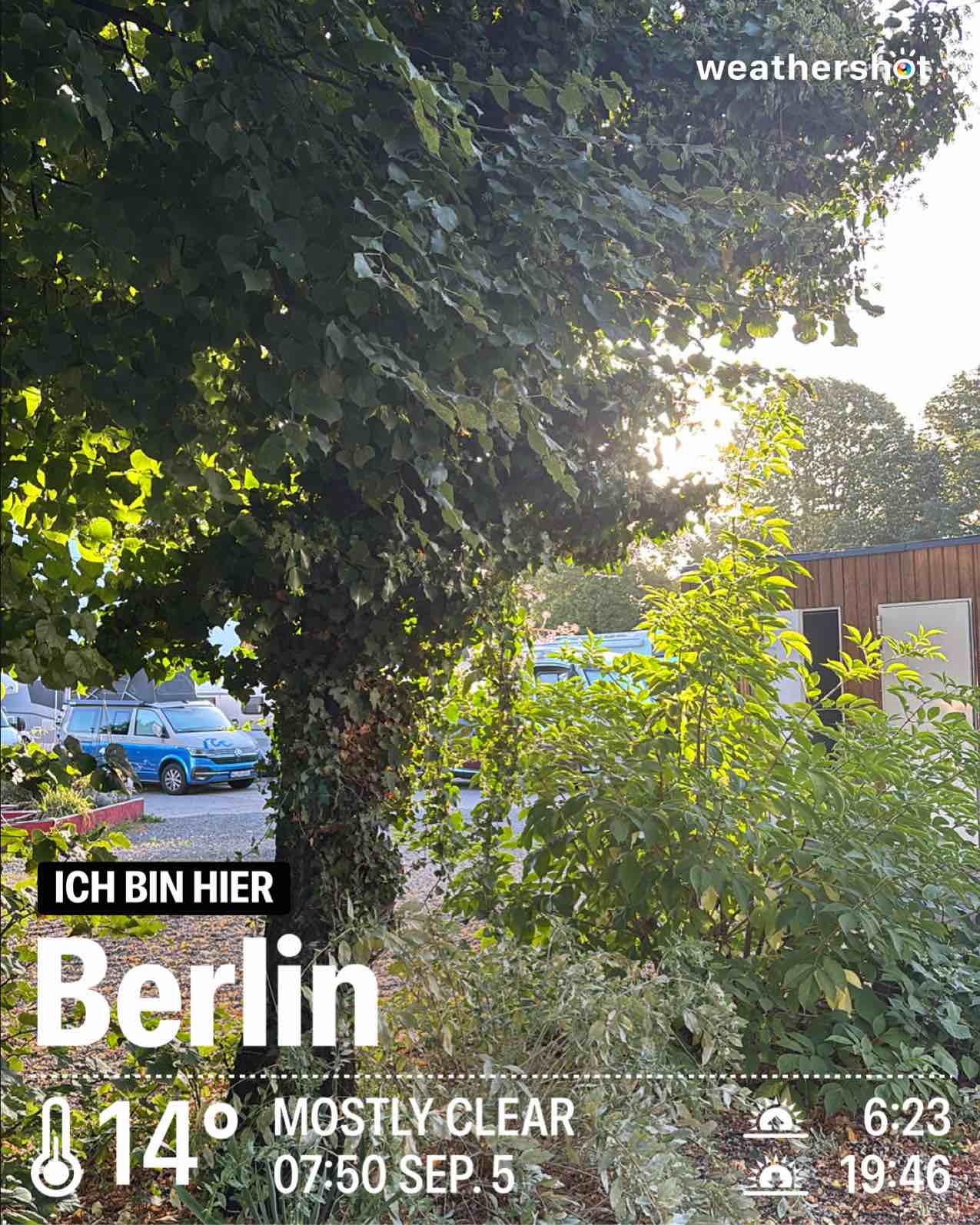 Partly cloudy weather near Berlin, 14°C — September 5, 2026 (community photo)