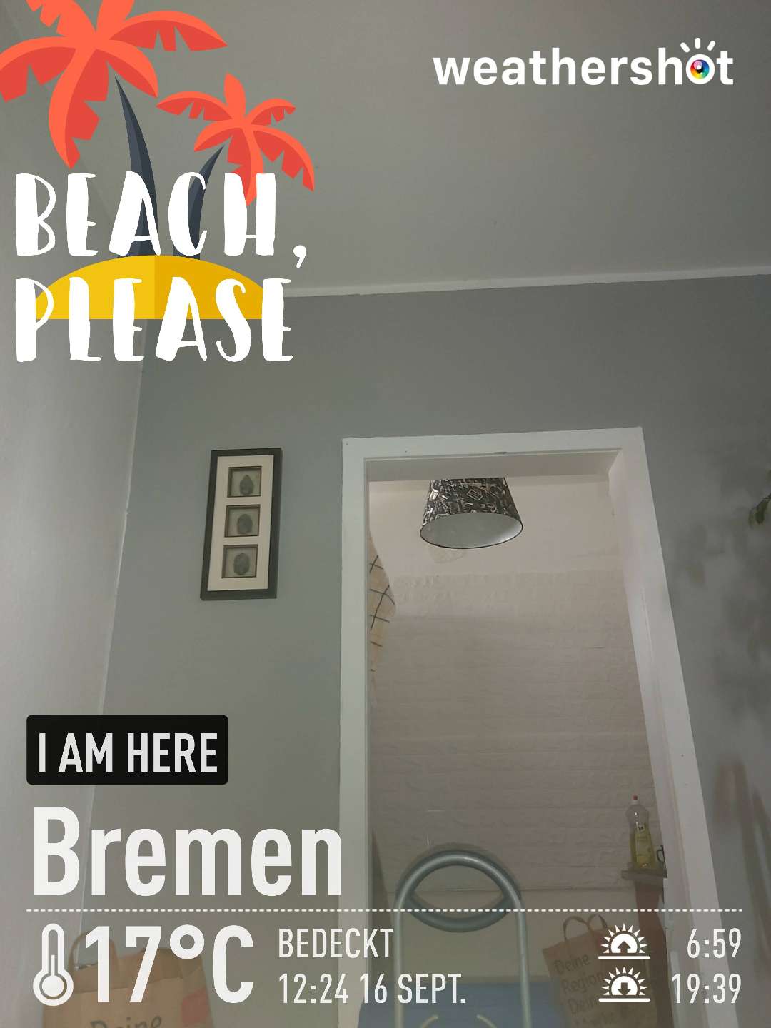Cloudy weather near Bremen, 17°C — September 16, 2021 (community photo)