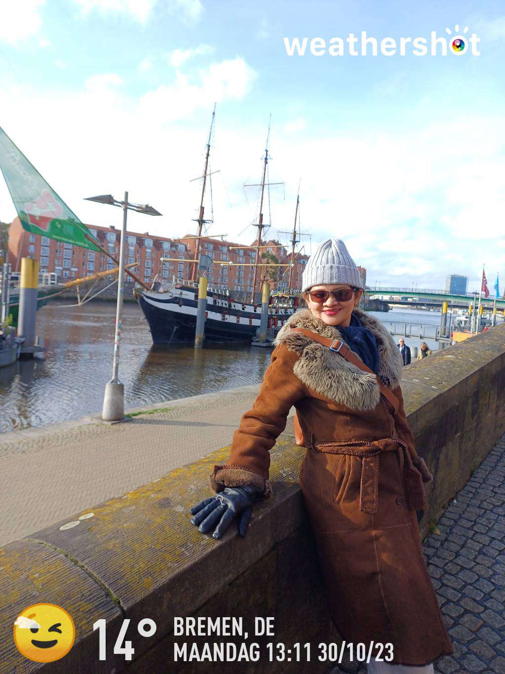 Wetter bei Bremen: bewölkt, 14°C – 30. Oktober 2023 (Community-Foto)