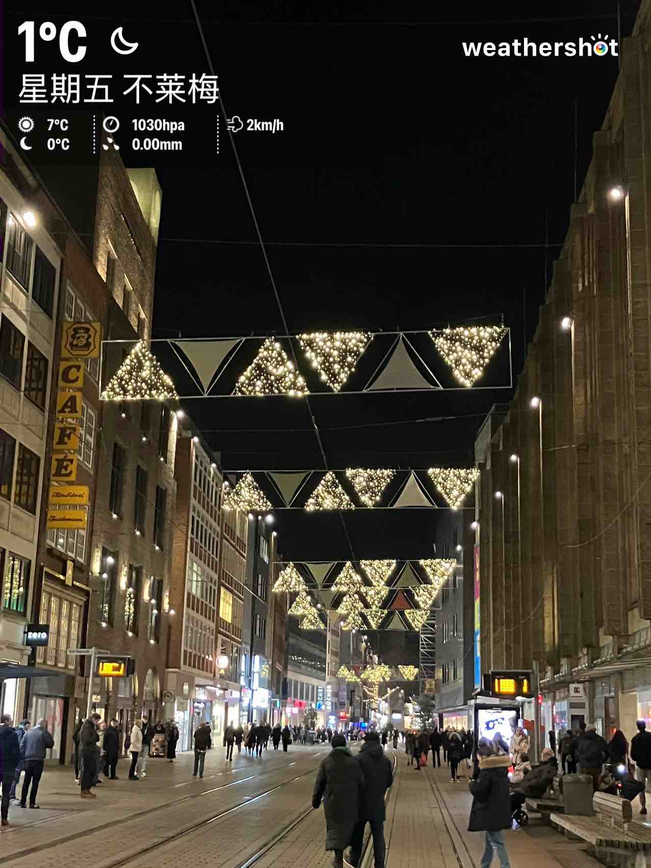 Wetter bei Bremen: klare Nacht, 1°C – 31. Januar 2025 (Community-Foto)
