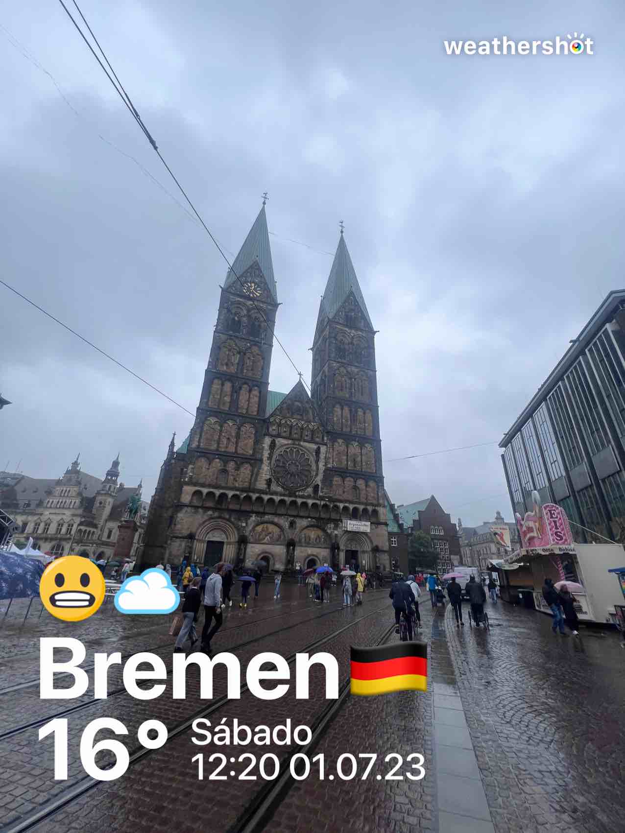 Wetter bei Bremen: bewölkt, 16°C – 26. Januar 2025 (Community-Foto)