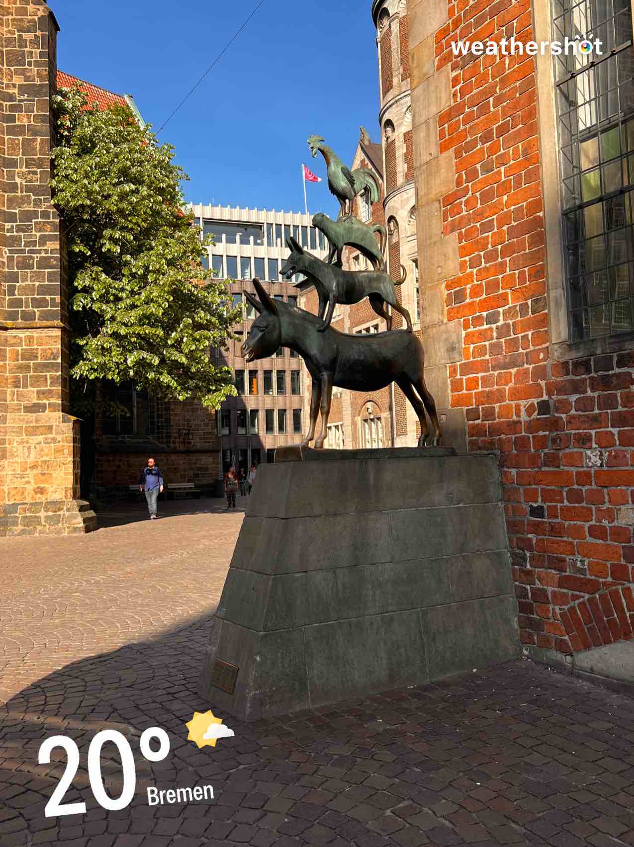 Partly cloudy weather near Bremen, 20°C — April 29, 2025 (community photo)