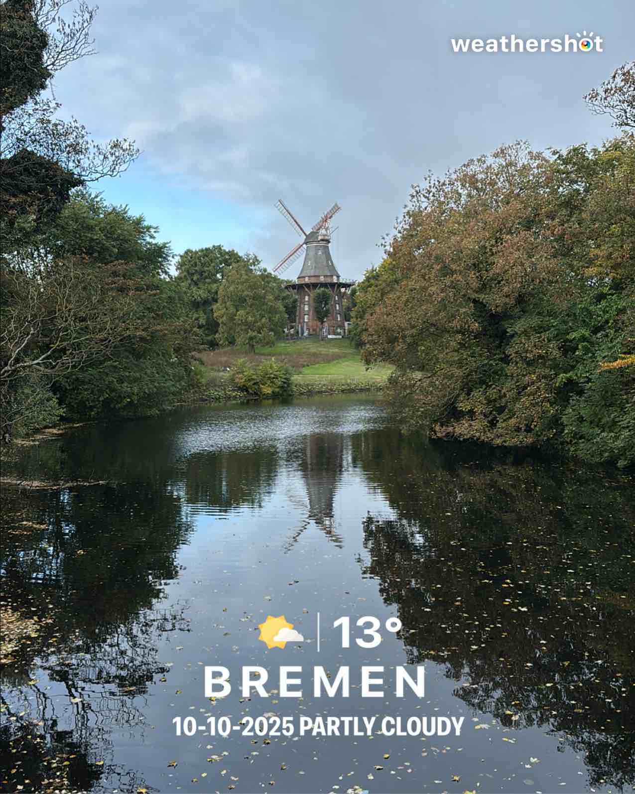 Wetter bei Bremen: teils bewölkt, 13°C – 10. Oktober 2025 (Community-Foto)