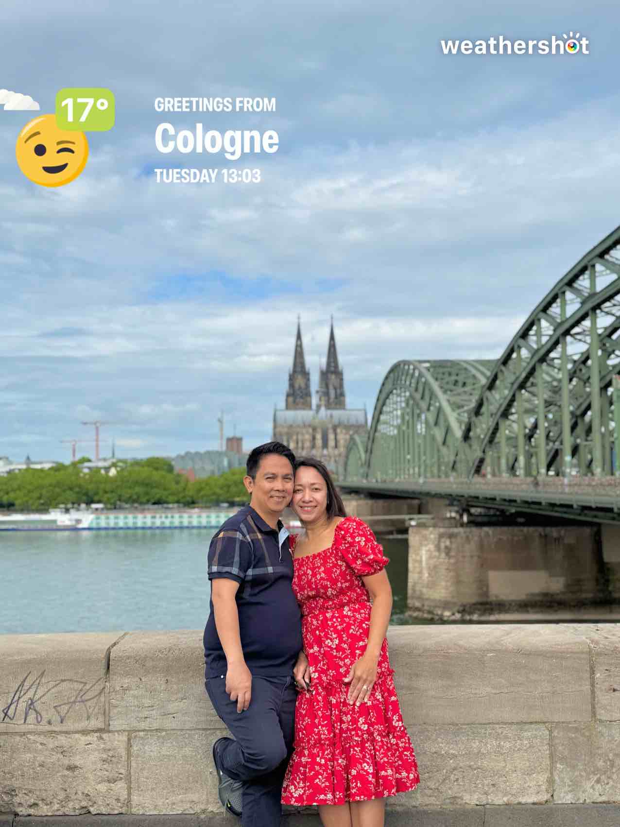 Cloudy weather in Köln, 17°C — May 27, 2025 (community photo)
