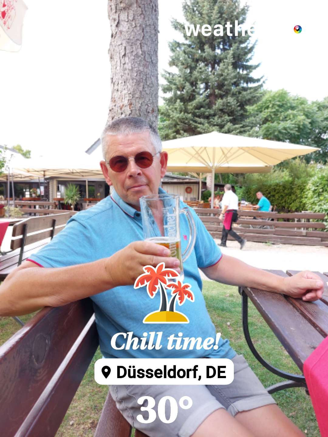 Clear weather in Düsseldorf, 30°C — September 5, 2022 (community photo)