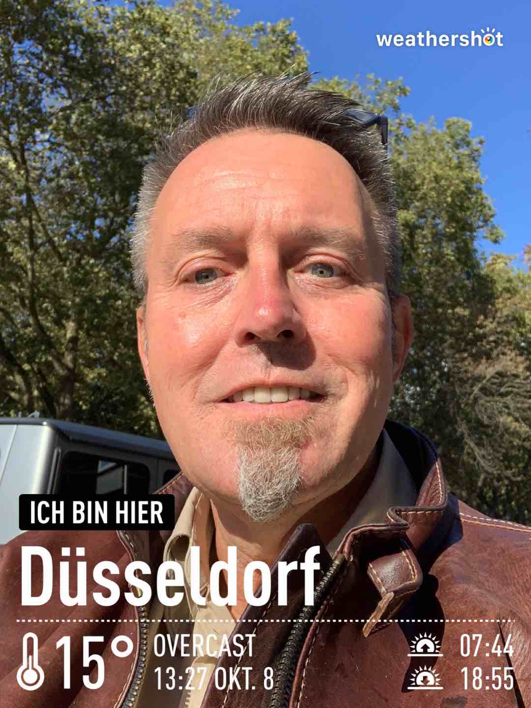 Cloudy weather in Düsseldorf, 15°C — October 8, 2022 (community photo)