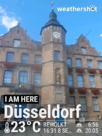 Cloudy night weather in Düsseldorf, 15°C — September 8, 2024 (community photo)