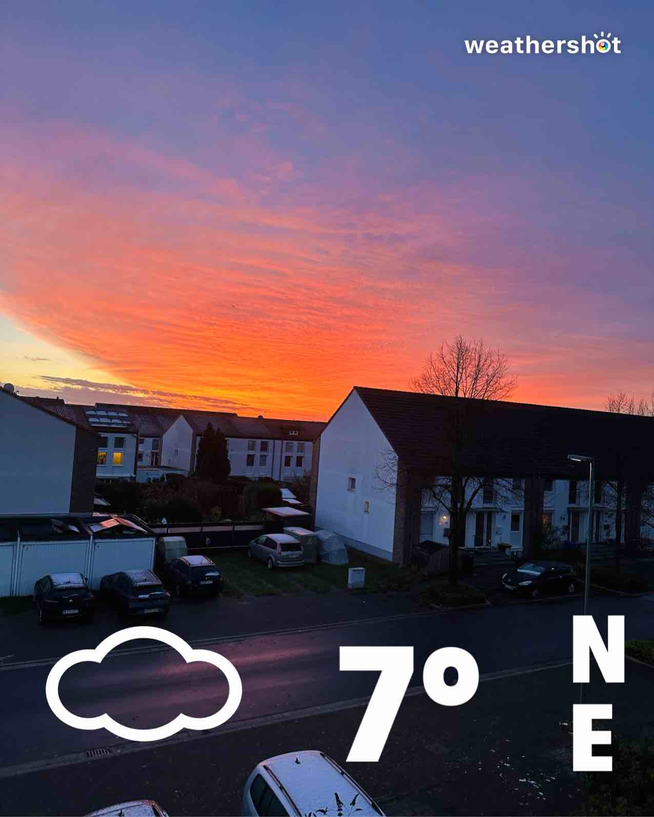 Cloudy weather in Neuss, 7°C — October 31, 2025 (community photo)
