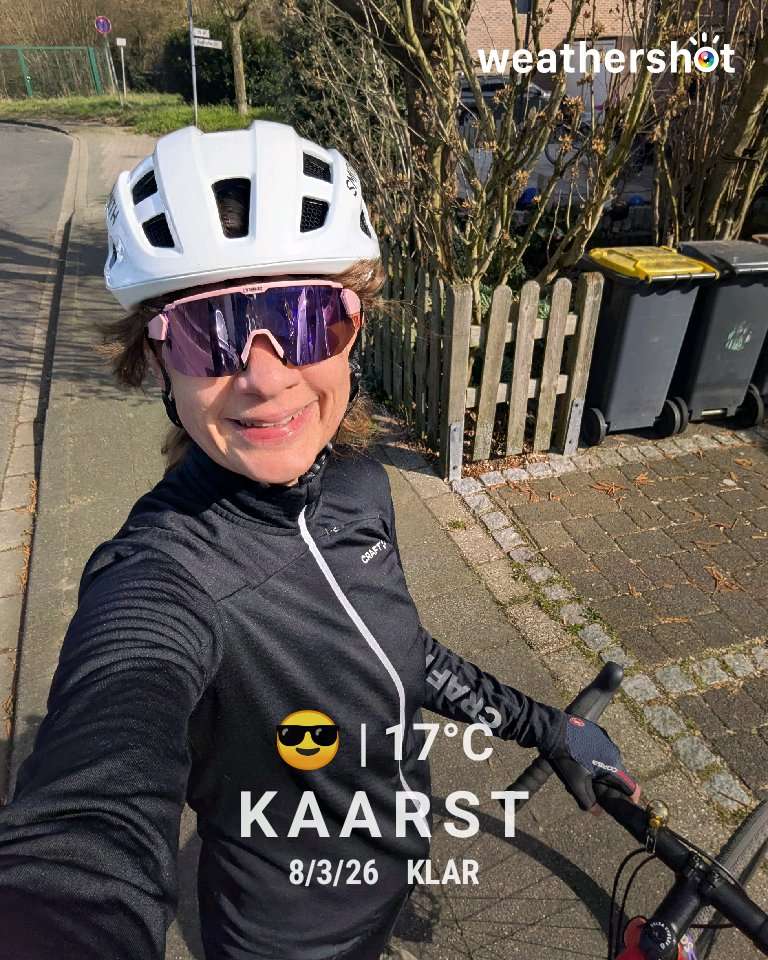 Sunny weather in Kaarst, 17°C — March 8, 2026 (community photo)