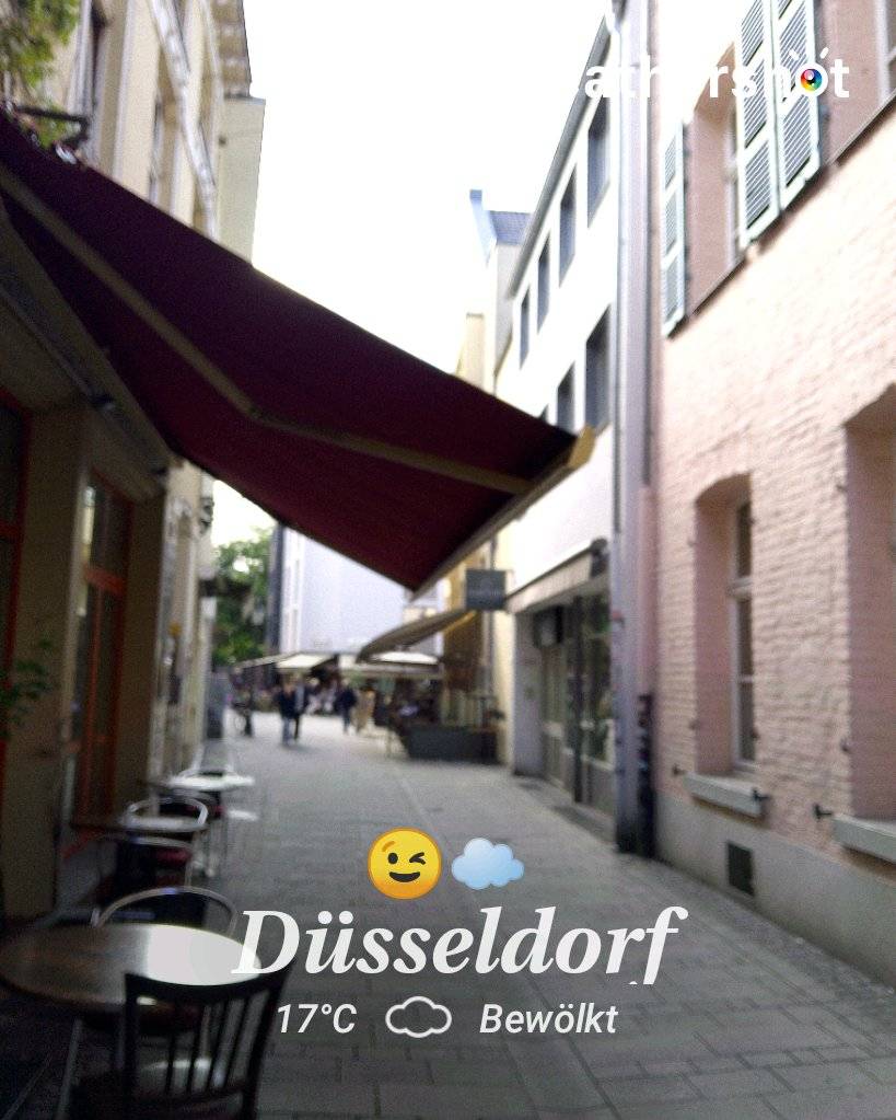 Cloudy weather in Düsseldorf, 17°C — September 20, 2026 (community photo)