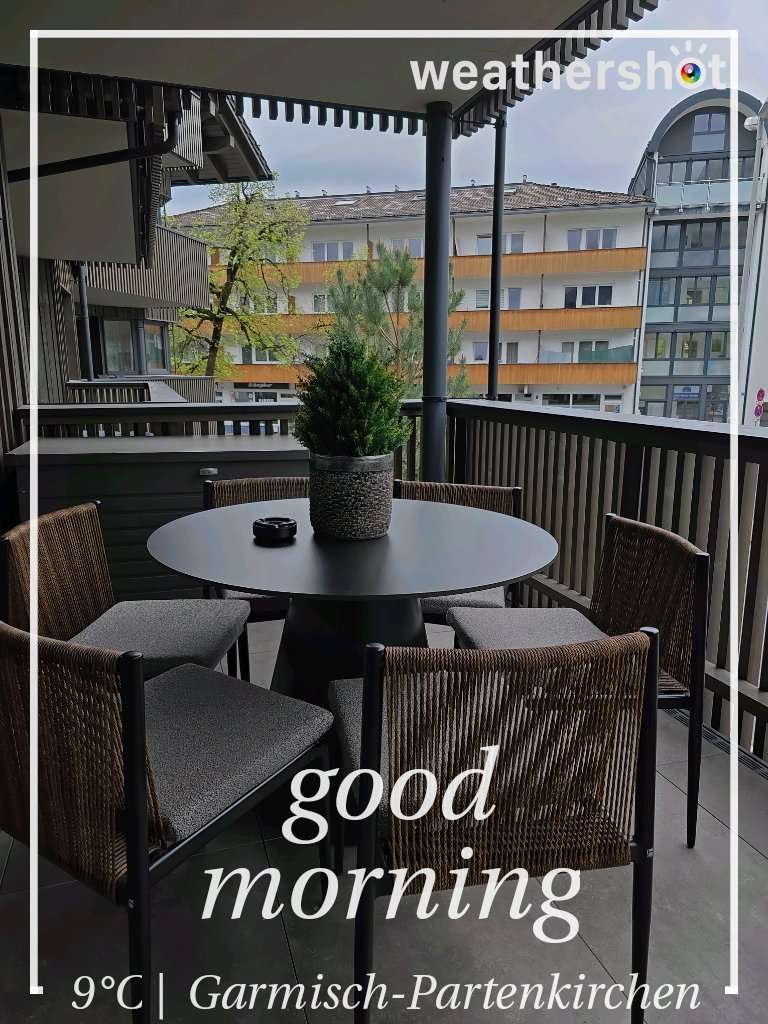 Weather in Garmisch-Partenkirchen — April 21, 2025 (community photo)