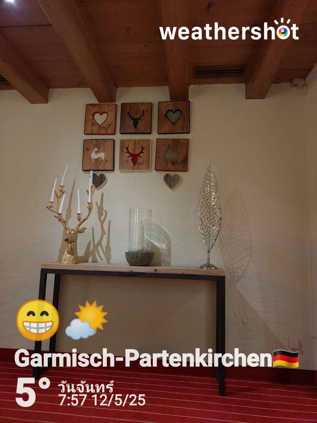 Partly cloudy weather in Garmisch-Partenkirchen, 5°C — May 12, 2025 (community photo)