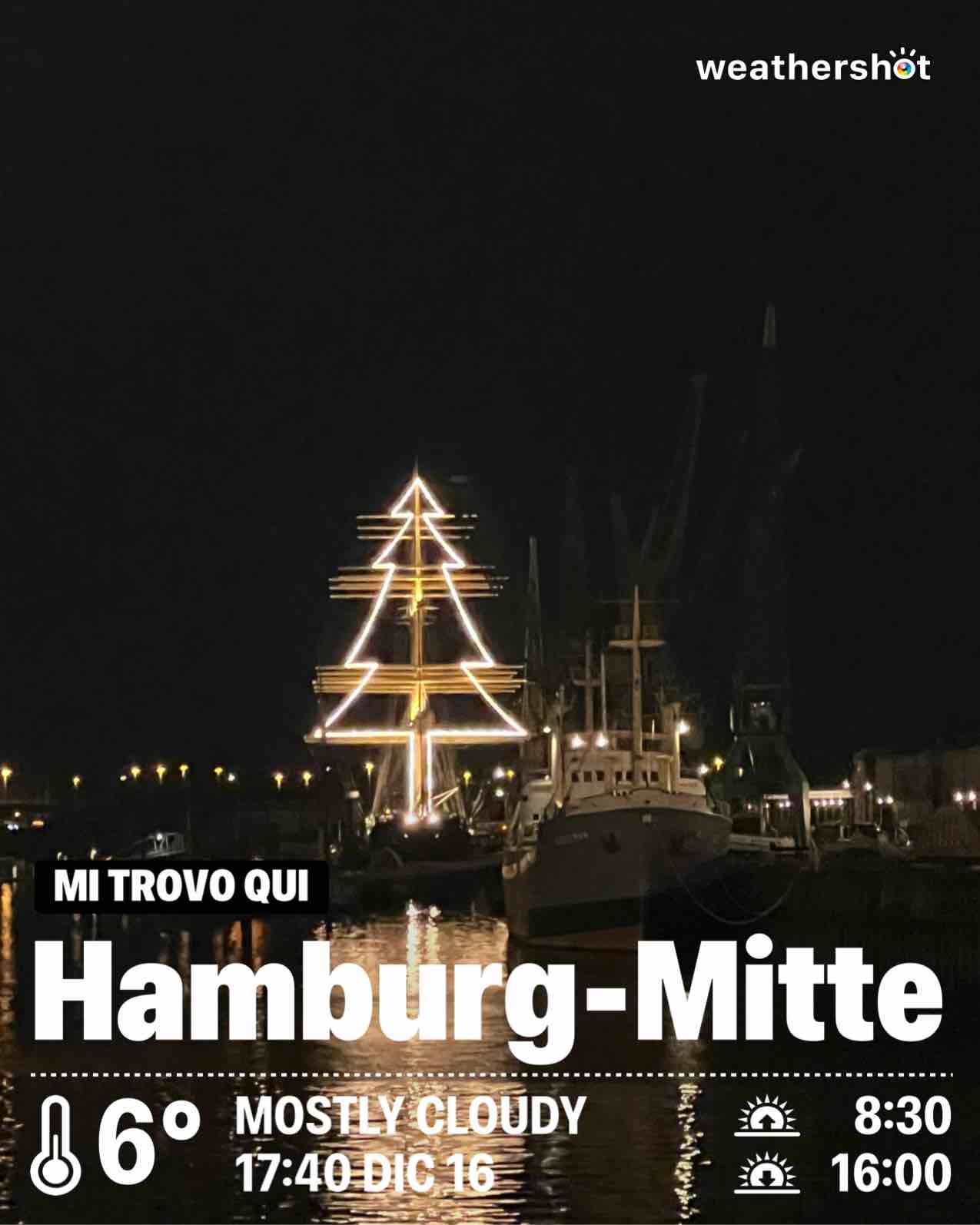 Wetter bei Hamburg, 6°C – 16. Dezember 2025 (Community-Foto)