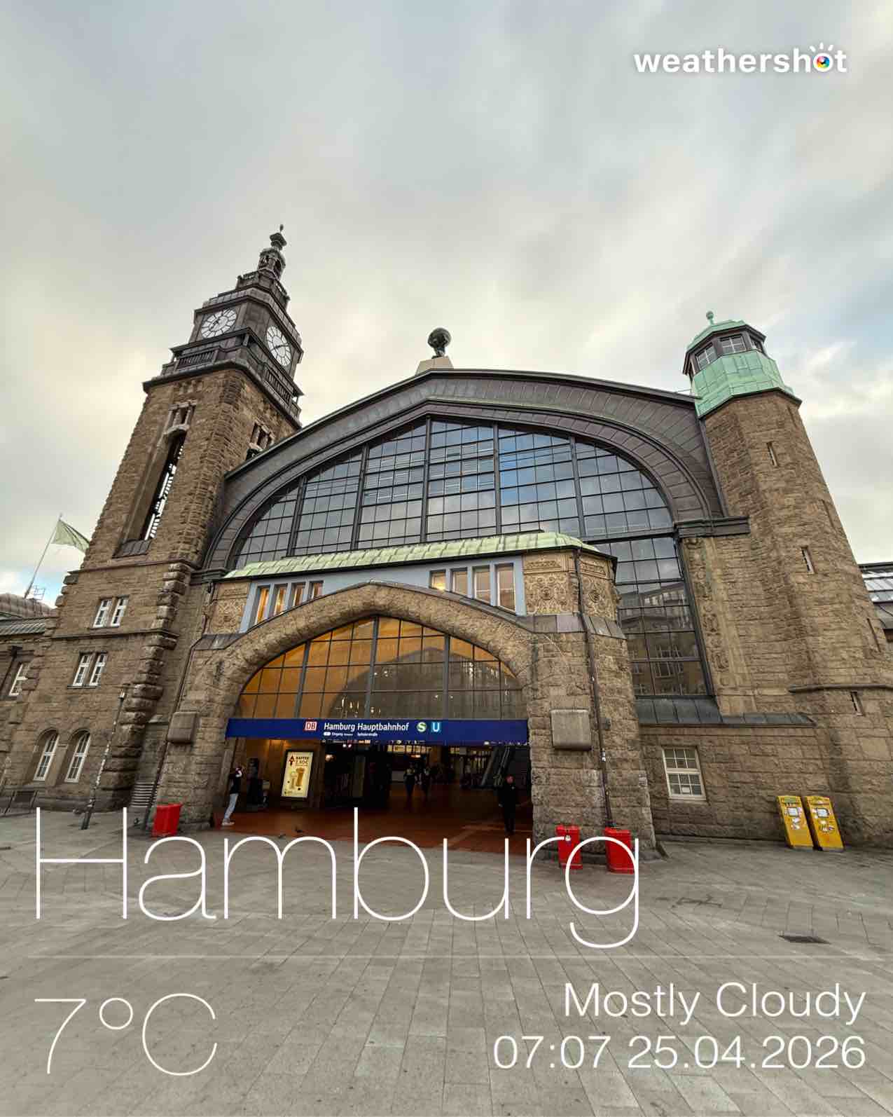 Weather near Hamburg, 7°C — April 25, 2026 (community photo)