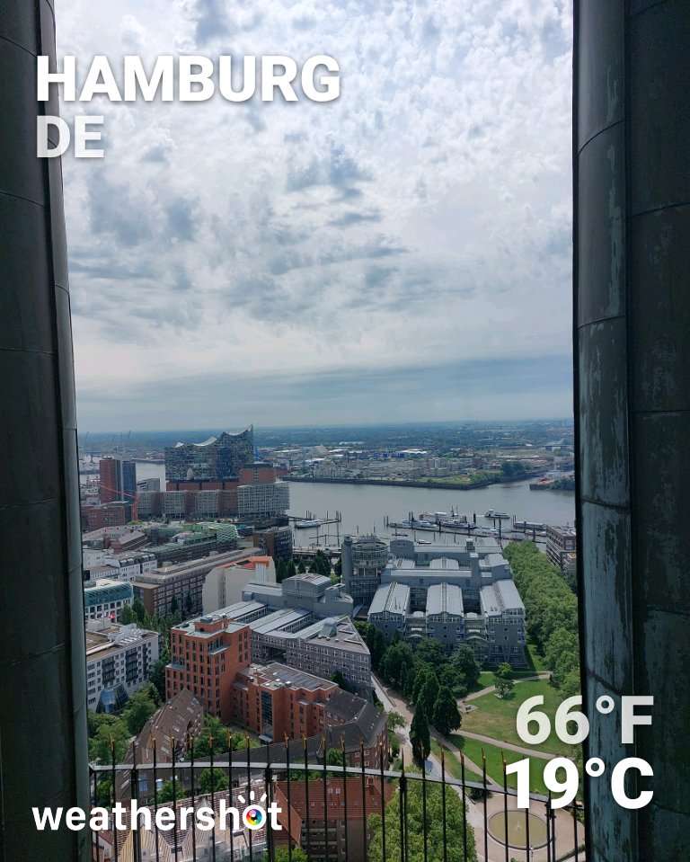 Wetter bei Hamburg: bewölkt, 19°C – 31. Mai 2026 (Community-Foto)