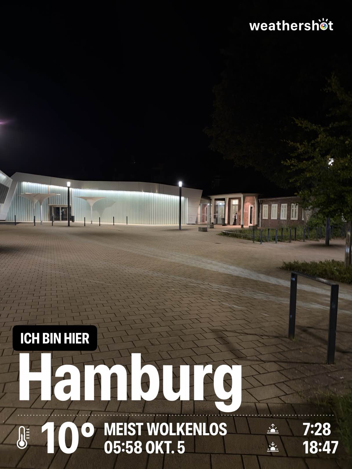 Wetter bei Hamburg: klar, 10°C – 5. Oktober 2026 (Community-Foto)