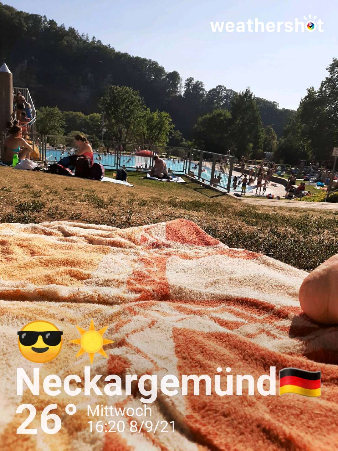 Weather in Neckargemünd, 25°C — September 8, 2021 (community photo)