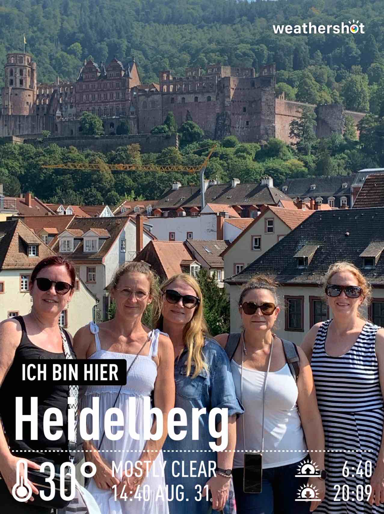 Weather in Heidelberg, 30°C — August 31, 2024 (community photo)