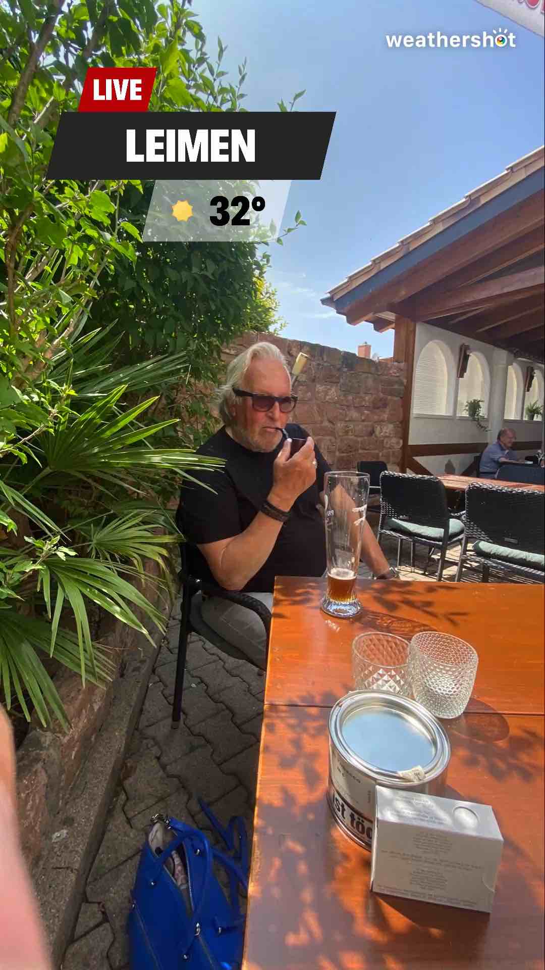 Clear weather in Leimen, 32°C — June 14, 2025 (community photo)
