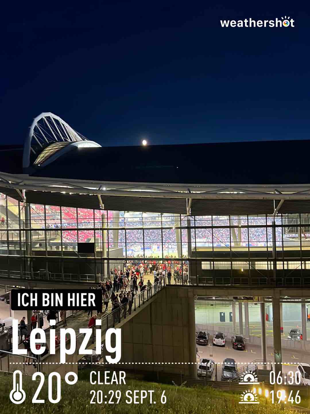 Weather in Leipzig, 20°C — September 6, 2022 (community photo)