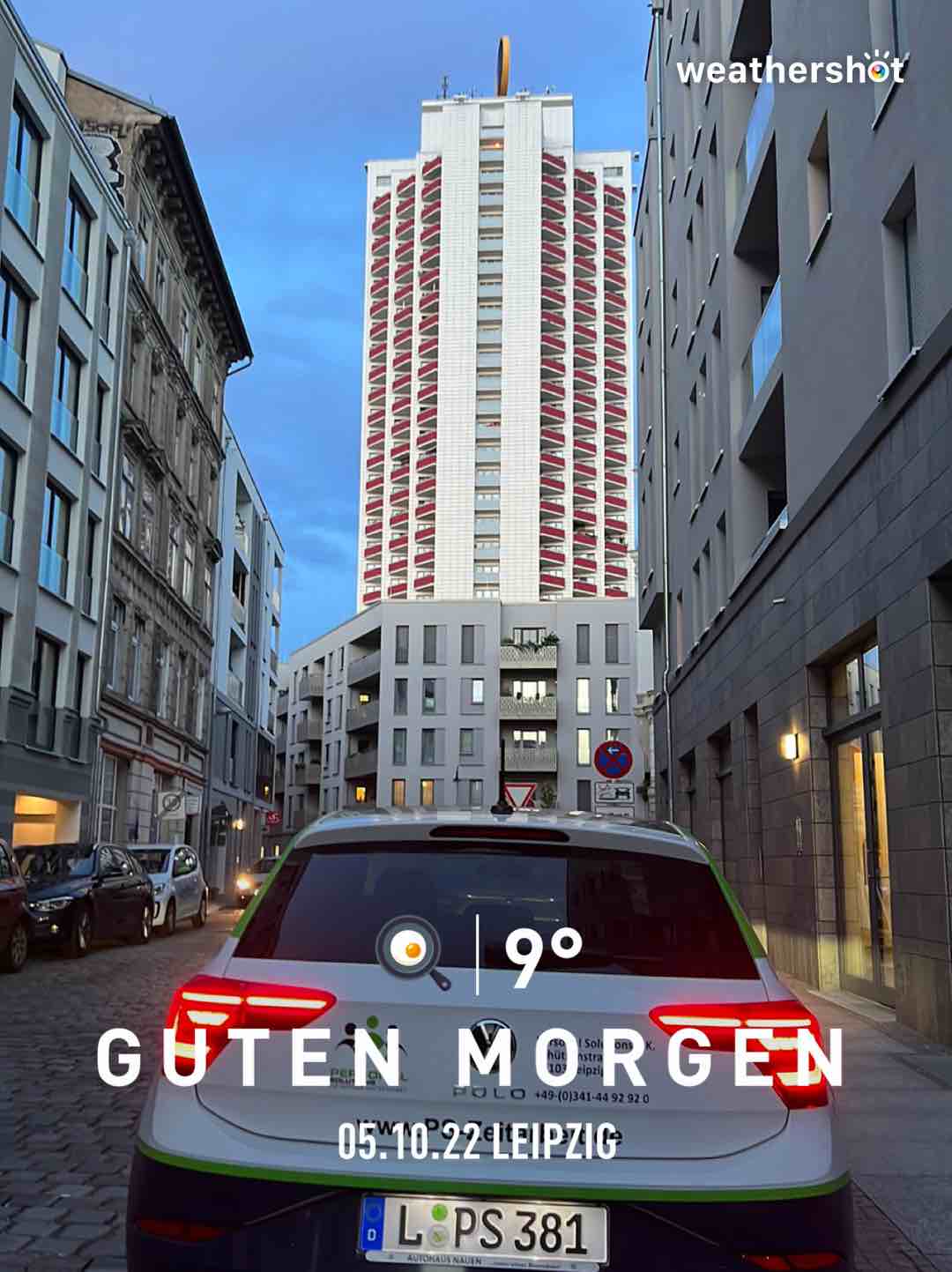 Weather in Leipzig, 9°C — October 5, 2022 (community photo)