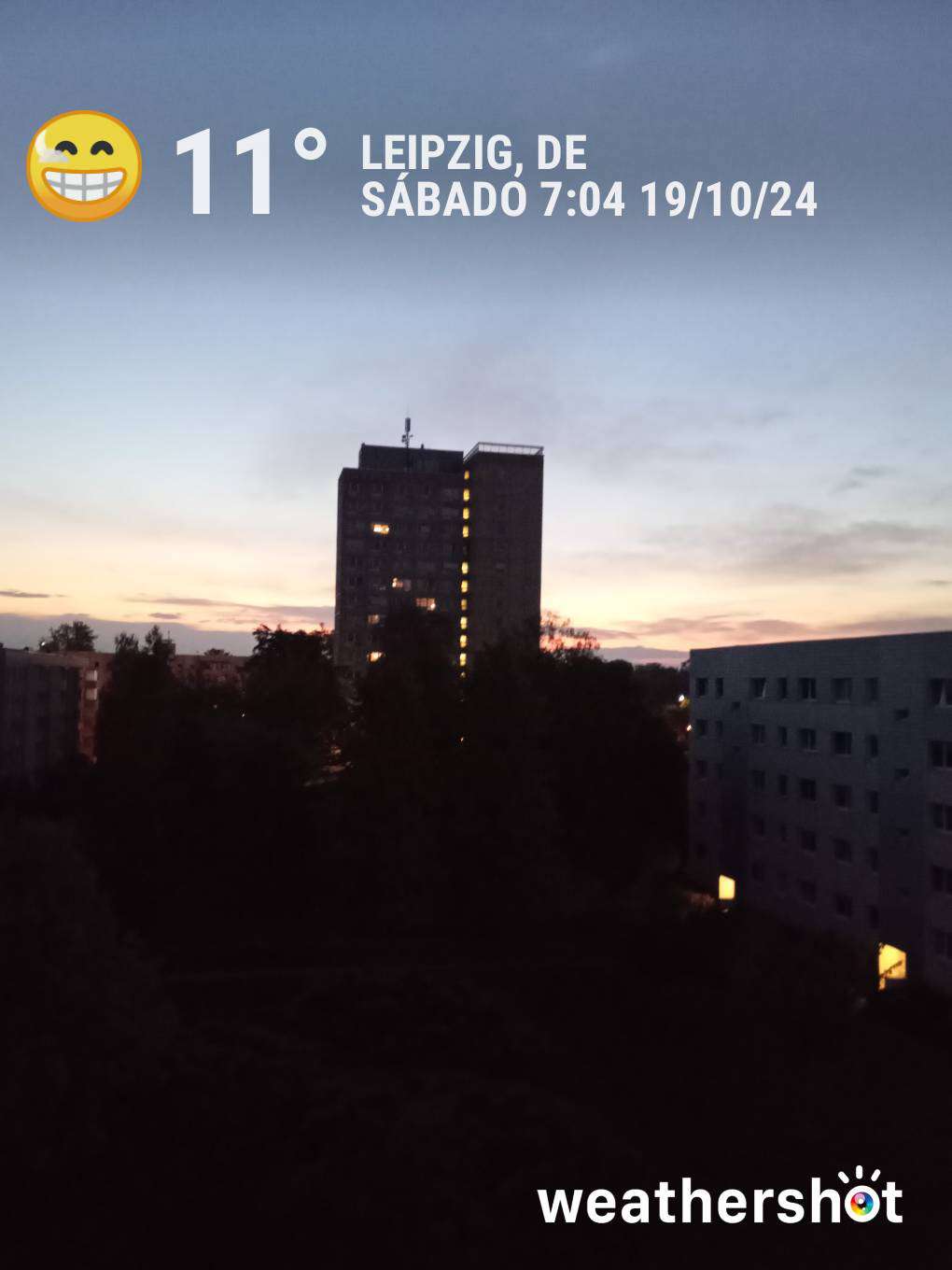 Weather in Leipzig, 11°C — October 19, 2024 (community photo)