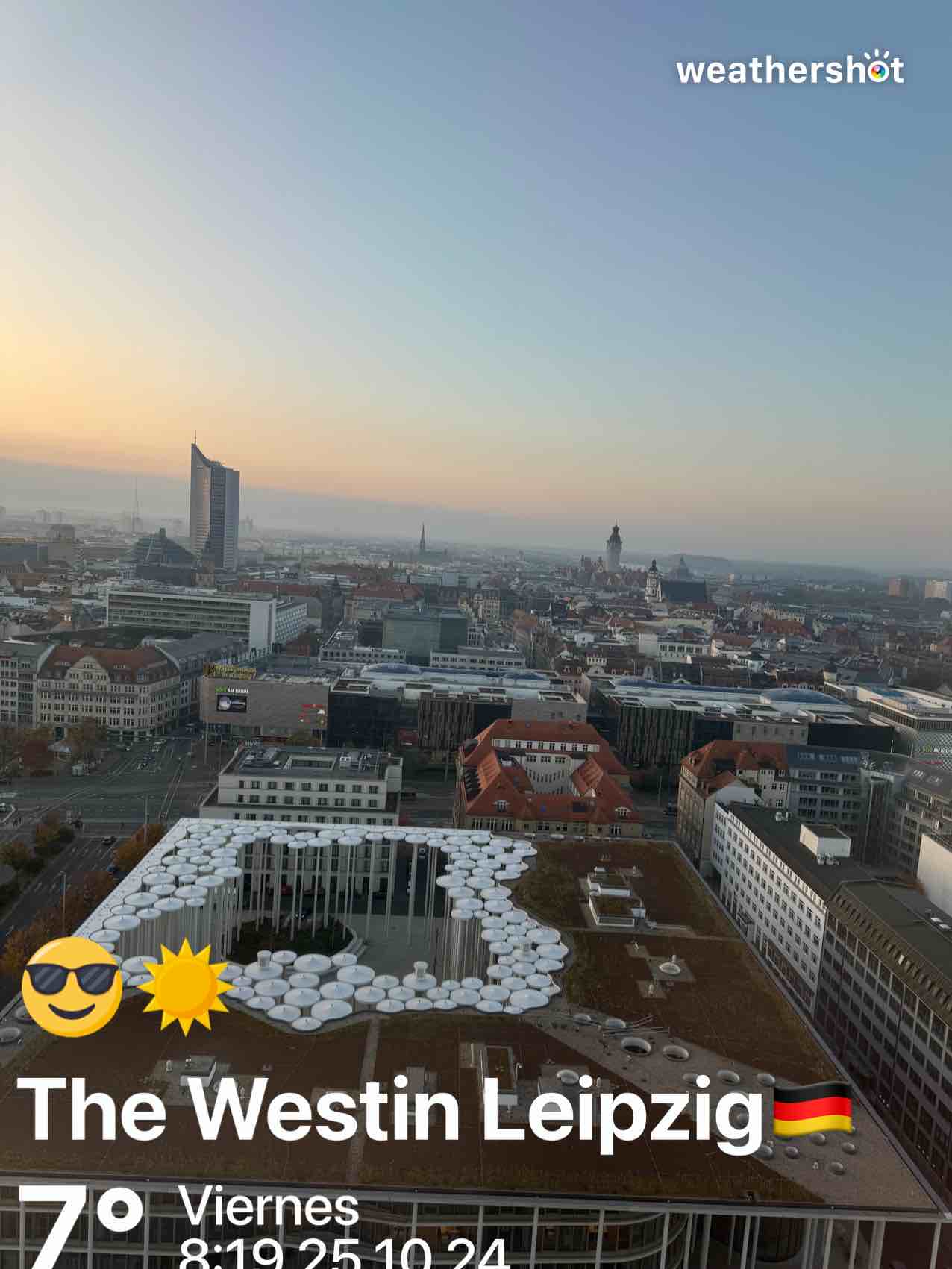 Wetter in Leipzig: klar, 7°C – 25. Oktober 2024 (Community-Foto)