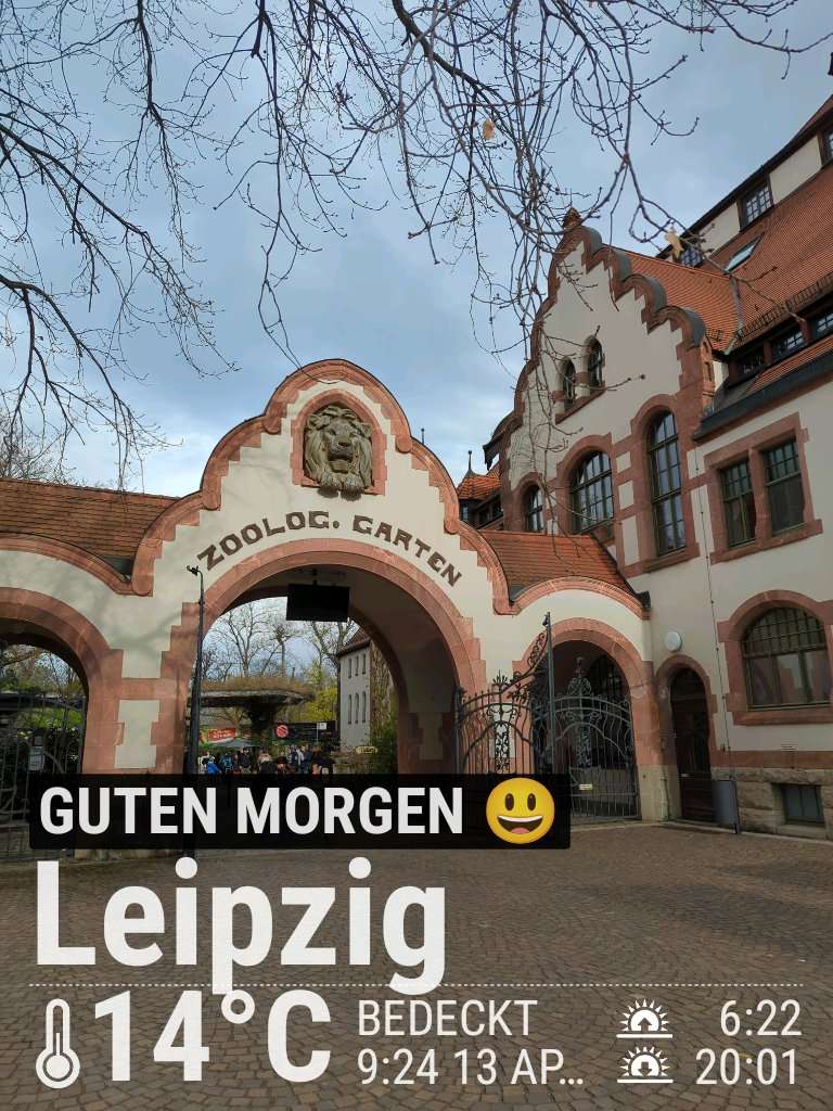 Cloudy weather in Leipzig, 14°C — April 13, 2025 (community photo)