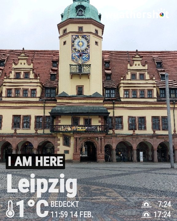 Wetter in Leipzig, -1°C – 14. Februar 2026 (Community-Foto)