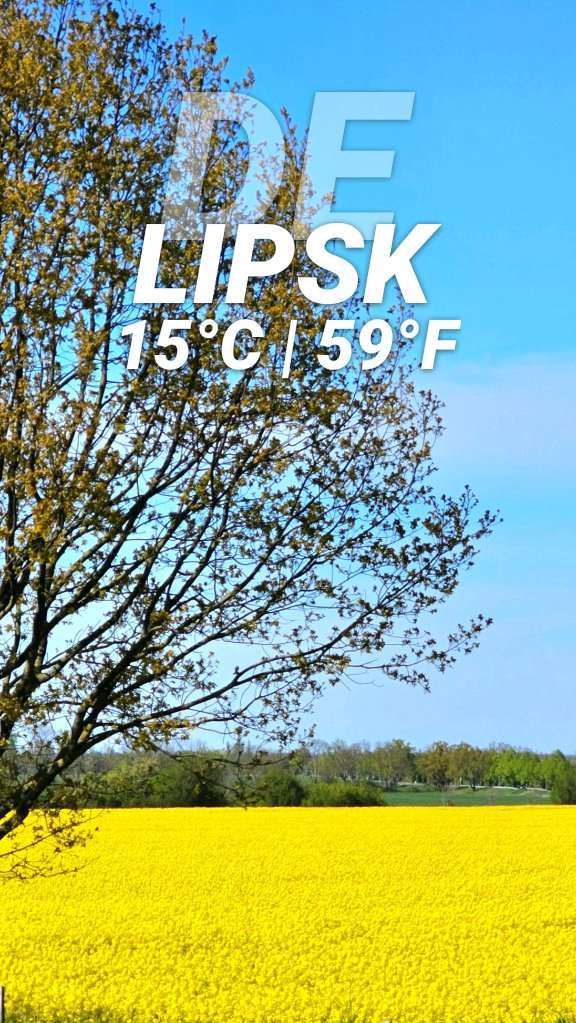 Clear night weather in Leipzig, 18°C — April 28, 2026 (community photo)