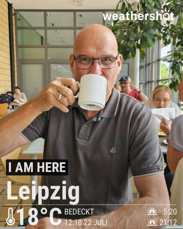 Cloudy weather in Leipzig, 18°C — July 22, 2026 (community photo)
